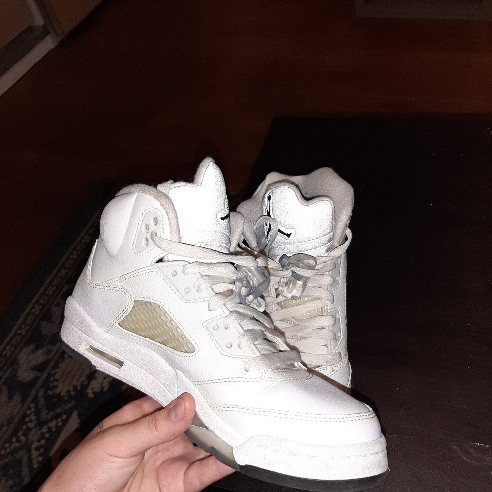 Metallic Jordan V 2014 retro 7Y